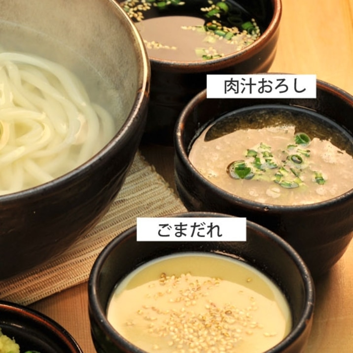 釜あげうどんを300％楽しむ３つの釜あげうどんつゆ